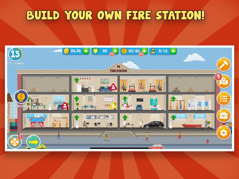 Fire Inc: Classic fire station tycoon builder game screenshot 5