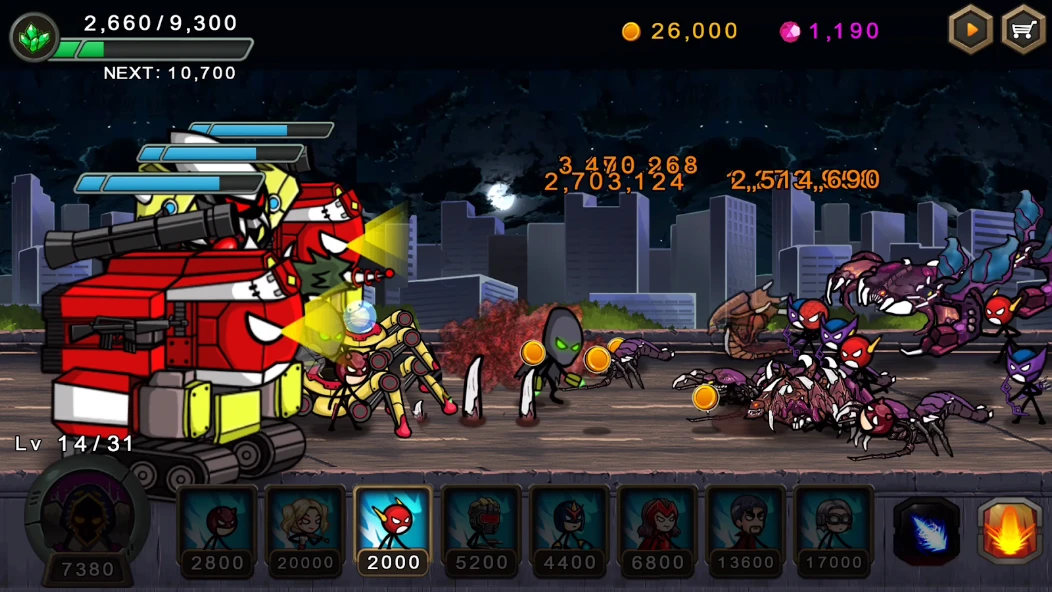 HERO WARS: Super Stickman Defense screenshot 2