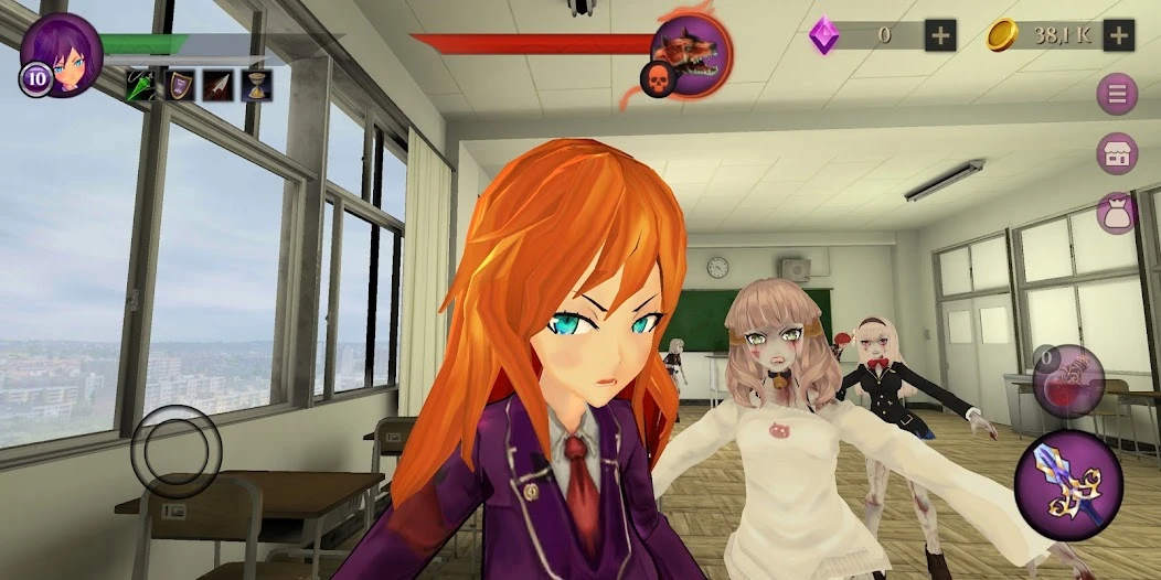 Anime High School Zombie Simulator screenshot 3