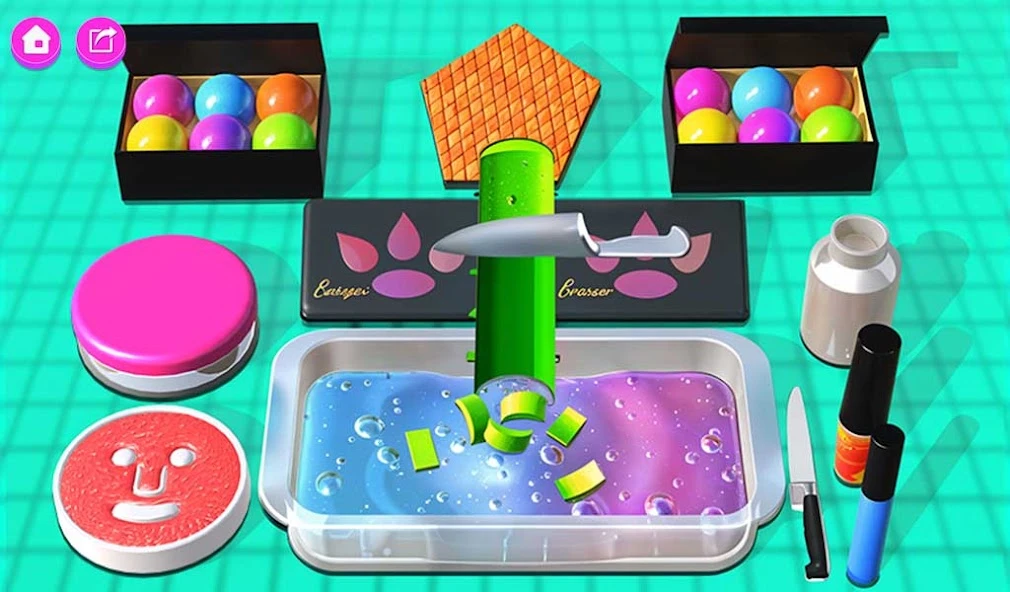 DIY Makeup Slime Maker! Super Slime Simulations screenshot 1