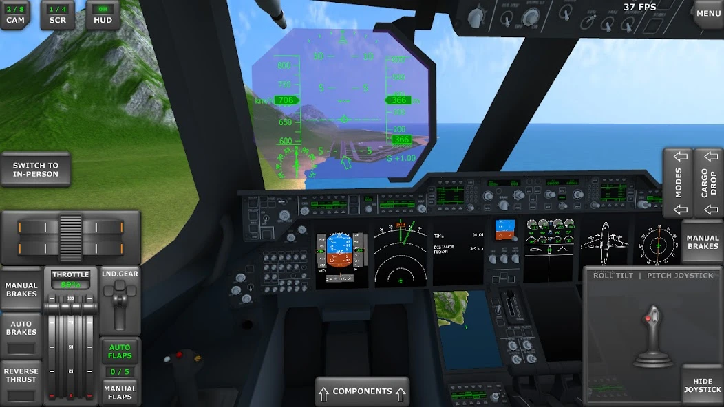 Turboprop Flight Simulator 3D screenshot 3