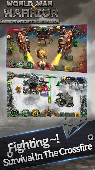 World War Warrior - Battleground Survival screenshot 2