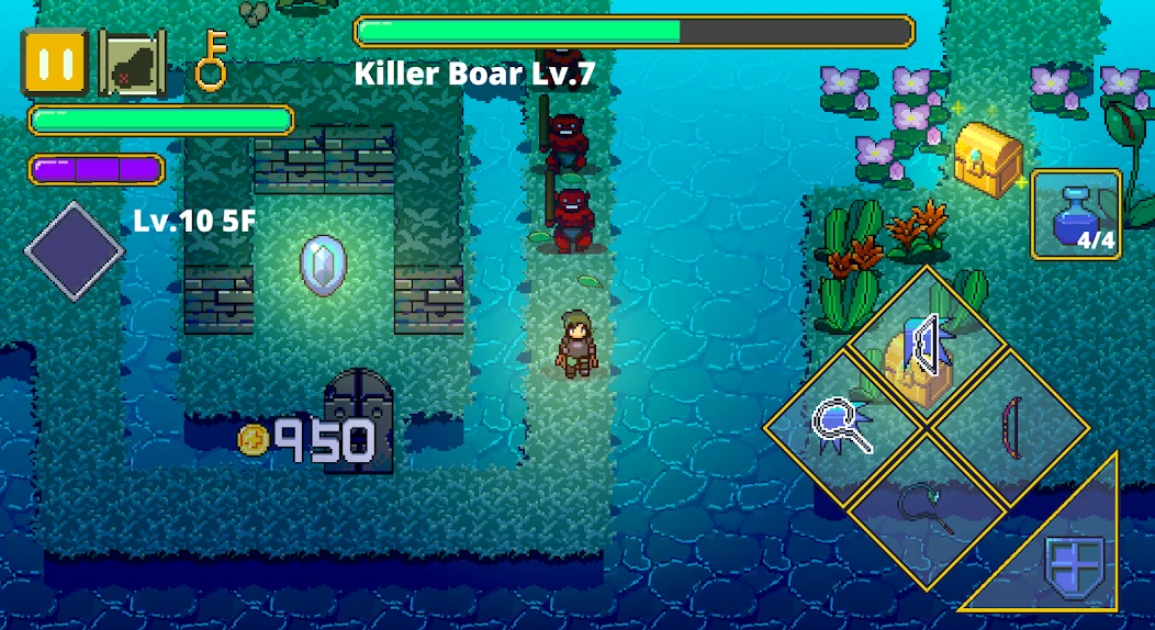 Dungeon Quest Action RPG - Labyrinth Legend screenshot 2