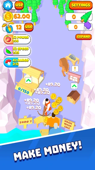 Idle Lumberjack 3D screenshot 2