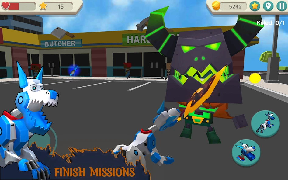 Robot Dog City Simulator screenshot 1