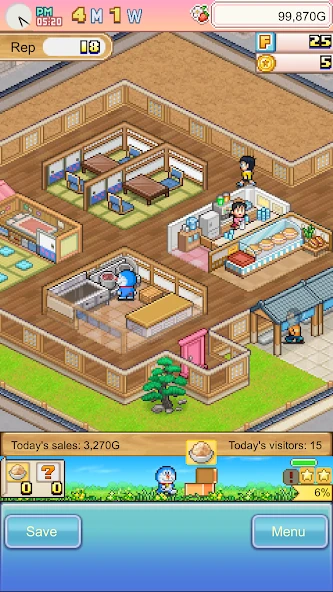 Doraemon Dorayaki Shop Story APK screenshot 4