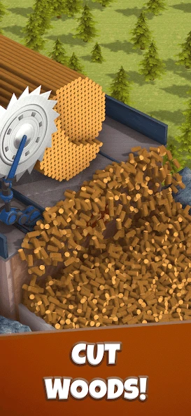 Idle Lumber Chopper Empire Inc APK screenshot 2