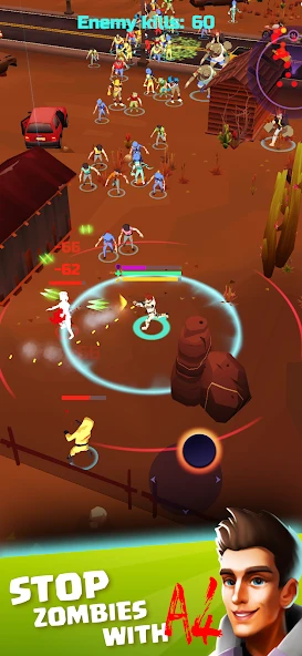 A4 vs Zombies - ZomBattle screenshot 5