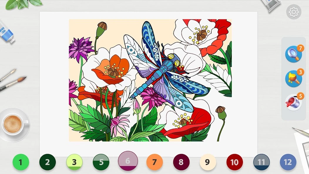 Anime Paint - Color By Number screenshot 3