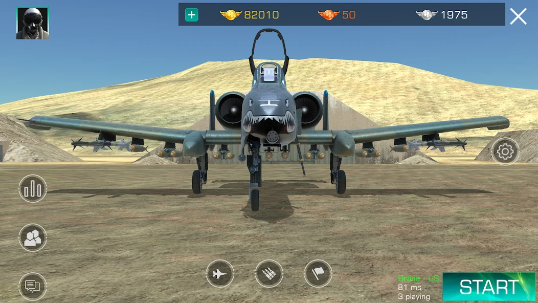GS4: Realistic Air Combat APK screenshot 1