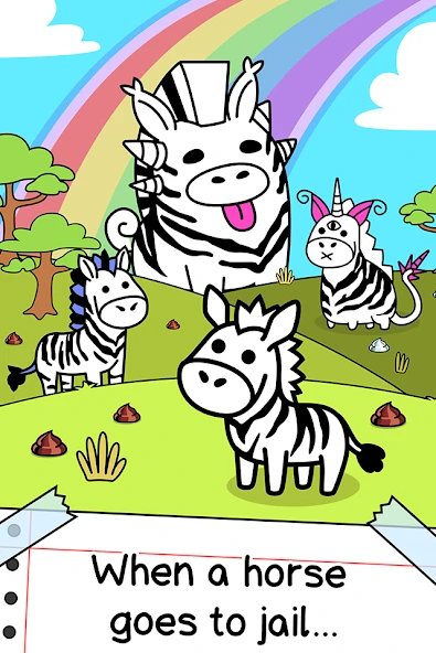 Download Zebra Evolution - Clicker Game (MOD, unlimited money) 1.0.2 screenshot 2