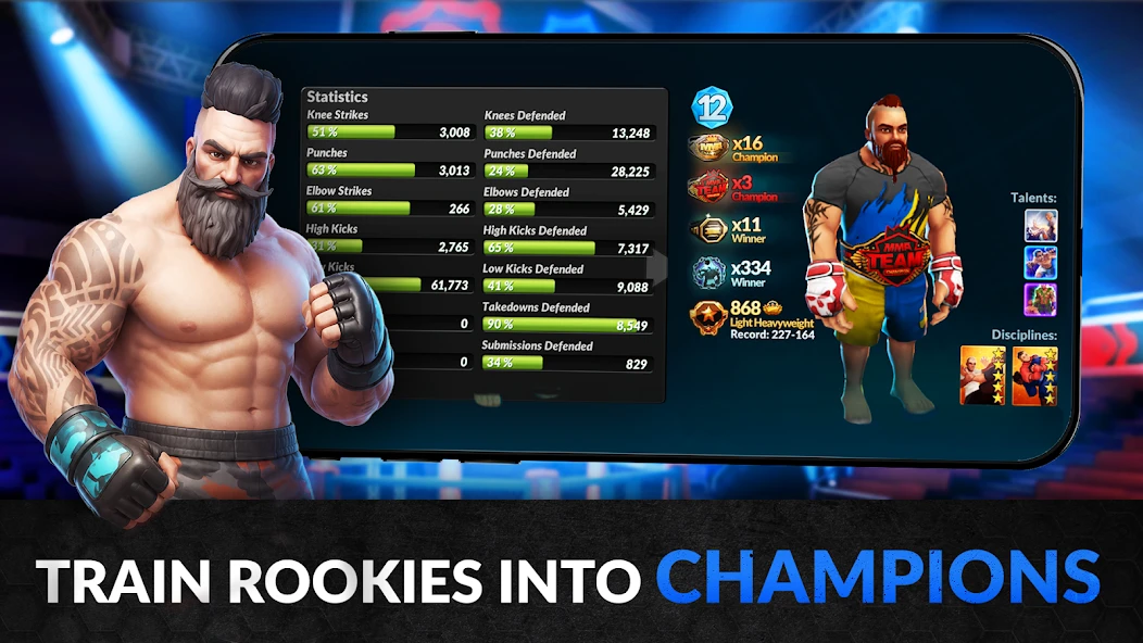 MMA Manager 2: Ultimate Fight APK screenshot 1
