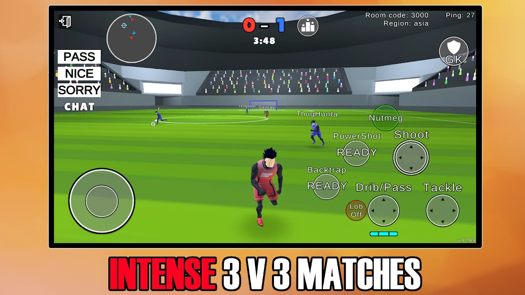 Unmatched Ego 2 – Soccer 3 v 3 APK screenshot 1