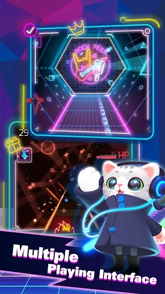 Sonic Cat - Slash the Beats??️ screenshot 4