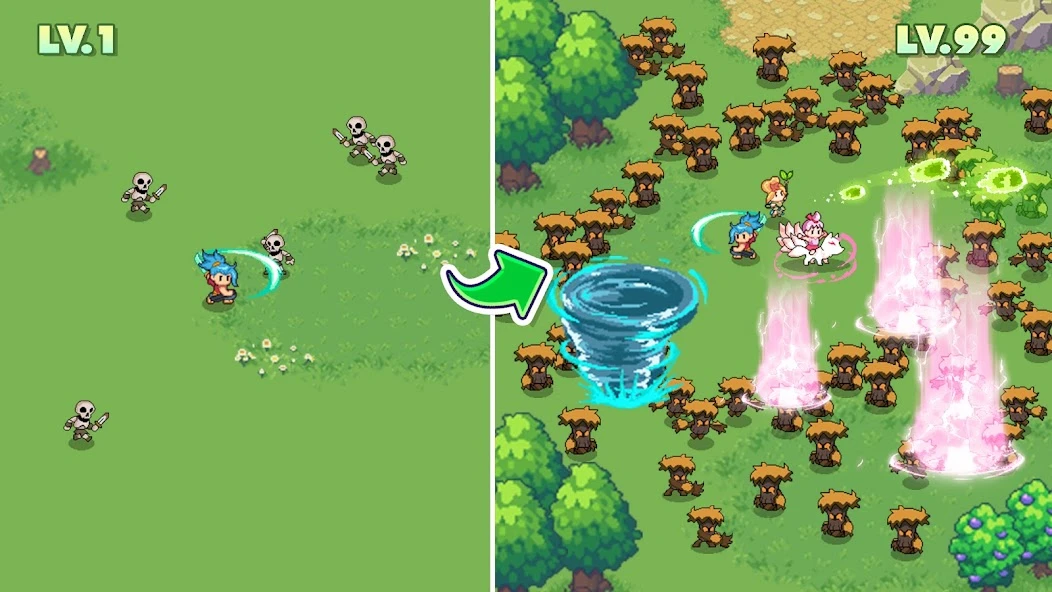 Guardian War: RPG Pixel Games APK screenshot 4