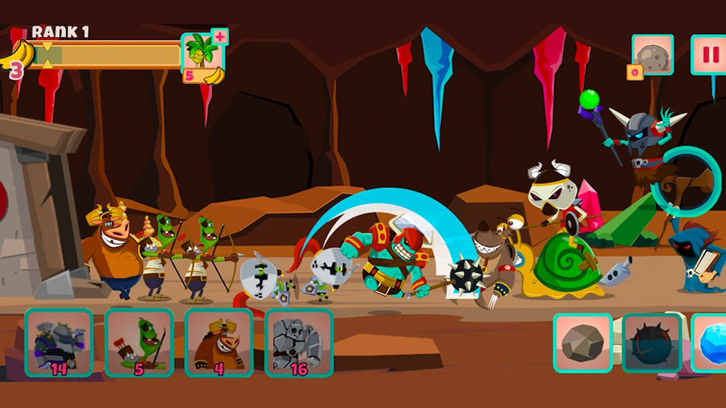 Castle Monsters: Battle of Hero Warriors screenshot 1