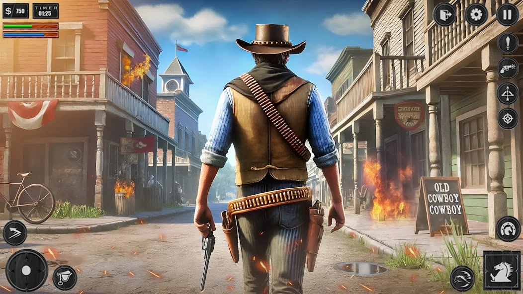 West Mafia Redemption: Gold Hunter FPS Shooter screenshot 2