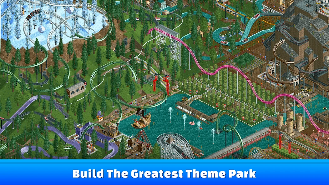 RollerCoaster Tycoon Classic APK screenshot 1