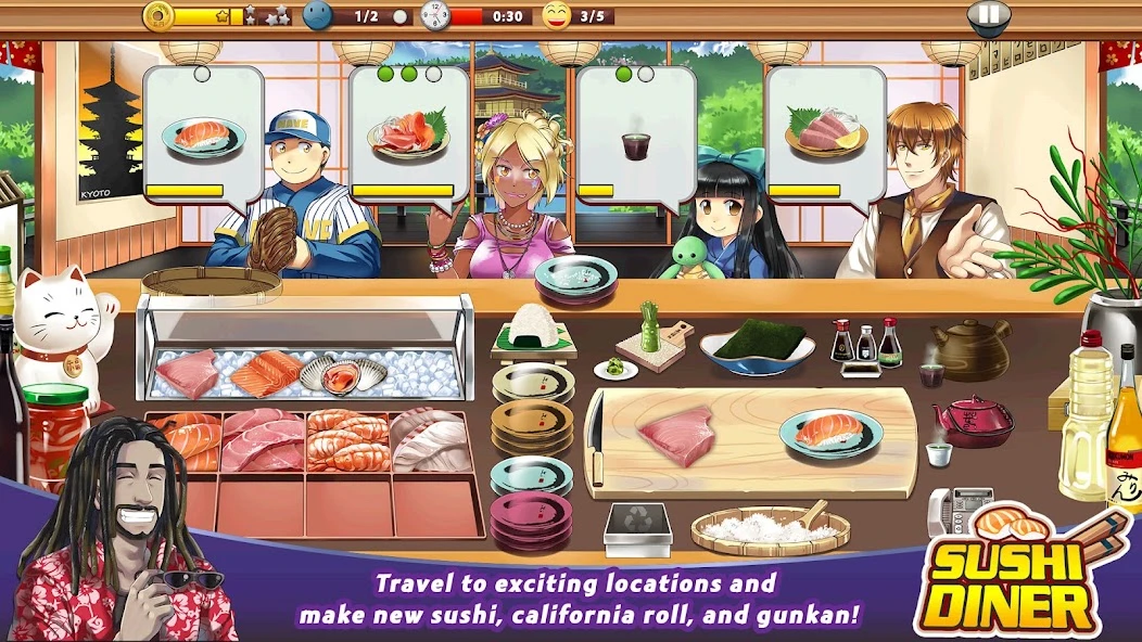 Sushi Diner - Fun Cooking Game screenshot 5