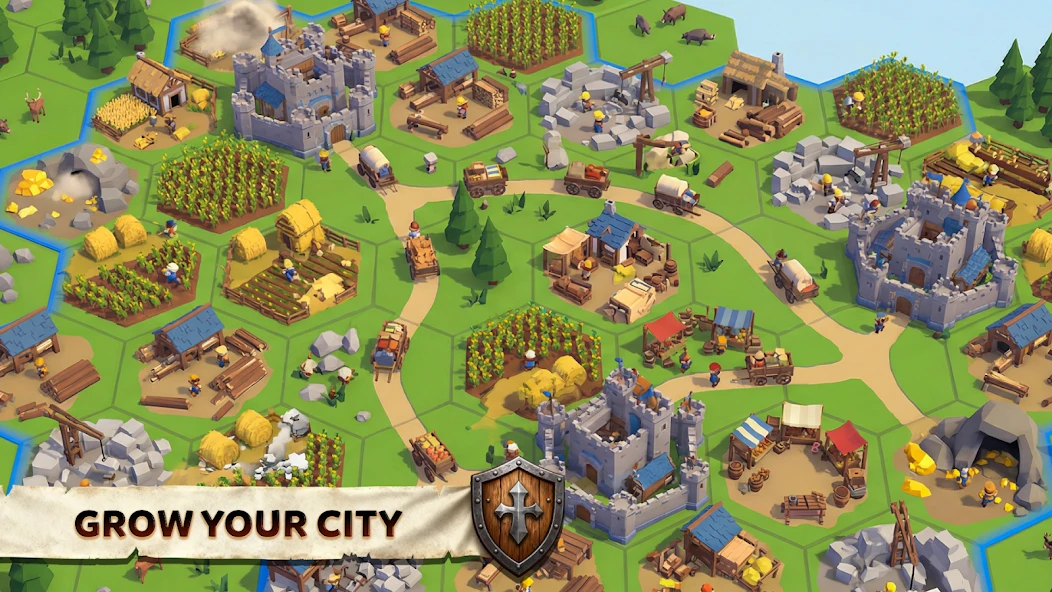 Hexapolis: Turn Based Civilization Battle 4X Game screenshot 4