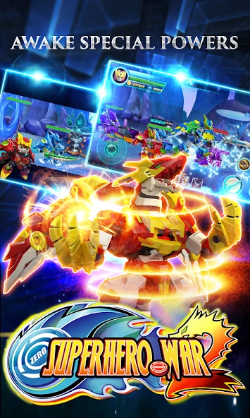 Superhero War: Robot Fight - City Action RPG screenshot 2