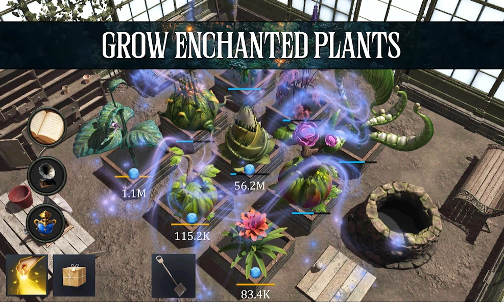 Wizards Greenhouse Idle screenshot 2