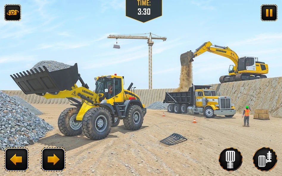 City Heavy Excavator: Construction Crane Pro 2018 screenshot 4