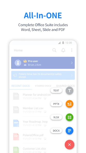 Polaris Office Pro screenshot 3