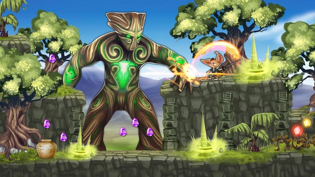 Fin & Ancient Mystery: platformer adventure screenshot 2