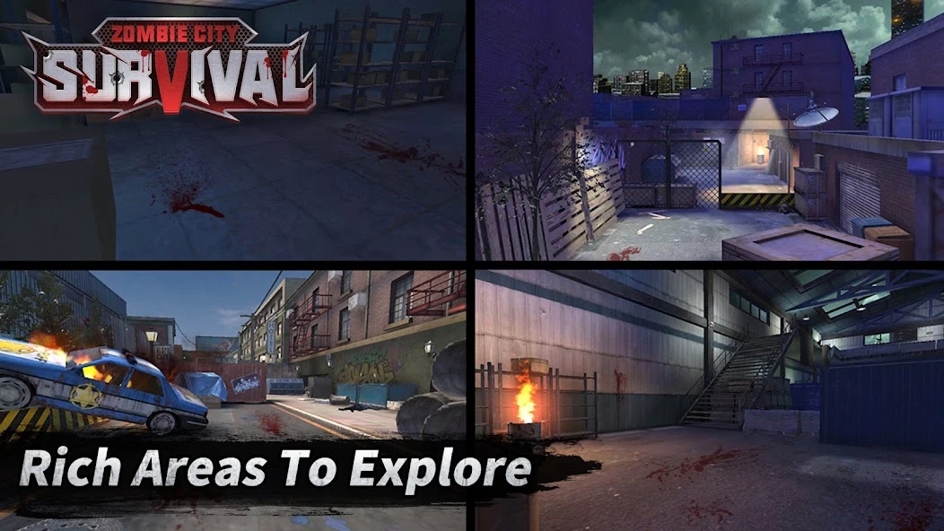 Zombie City : Dead Zombie Survival Shooting Games screenshot 4