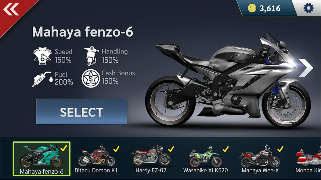 Real Moto Rider: Traffic Race APK screenshot 3
