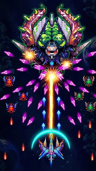 Galaxiga - Classic 80s Arcade screenshot 2