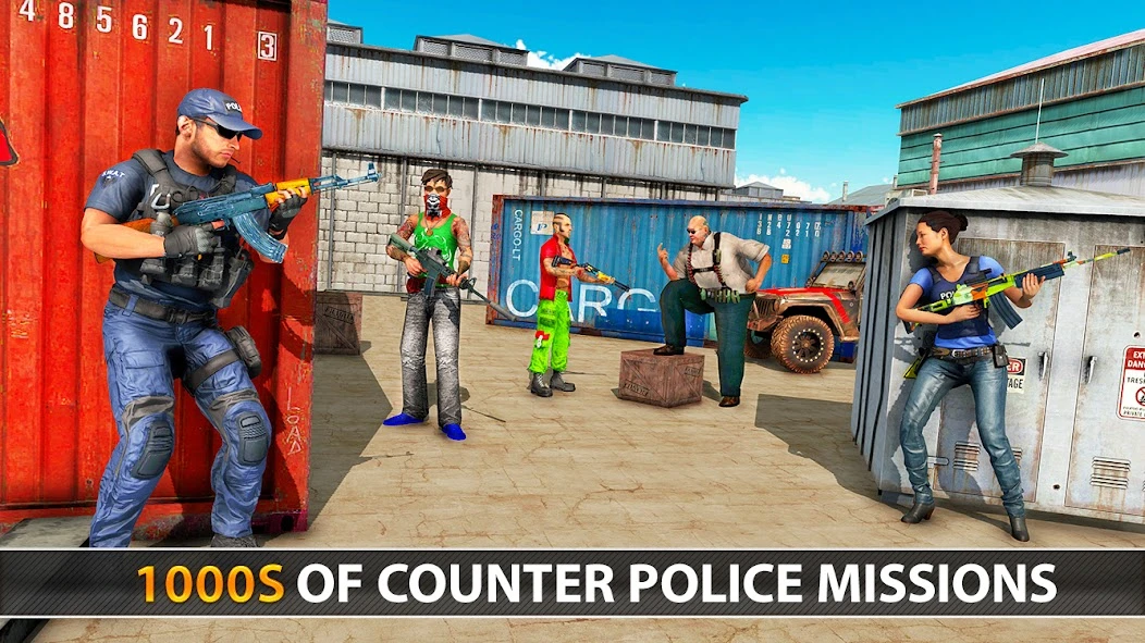 Police Counter Terrorist Shooting - FPS Strike War screenshot 5