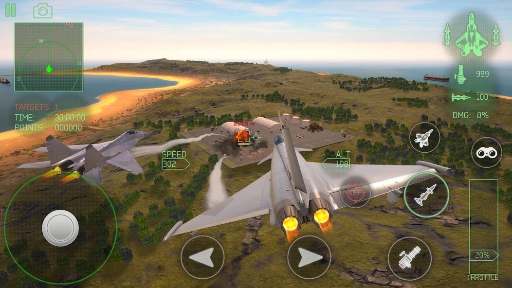 Fighter Jet Combat : Warzone APK screenshot 2