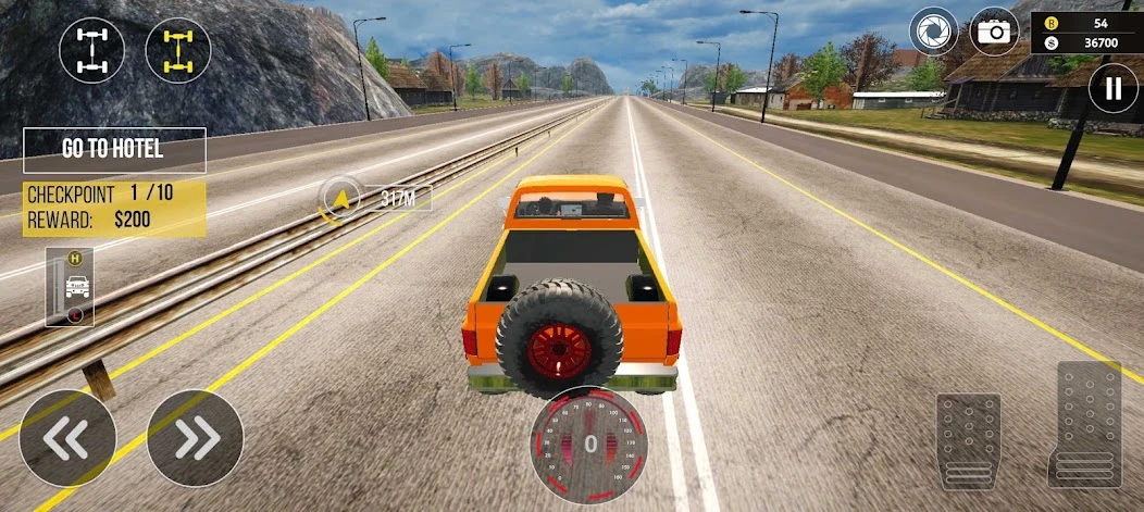 Offroad Jeep Driving Pro Games APK screenshot 3