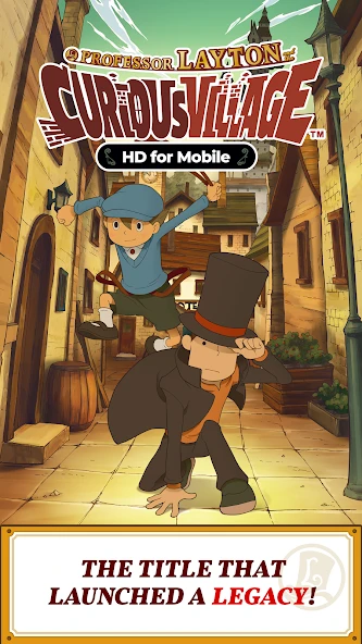 Layton: Curious Village in HD screenshot 1