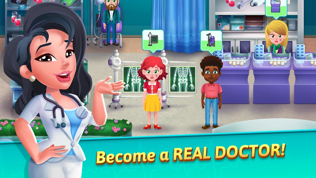 Medicine Dash - Hospital Time Management Game screenshot 1