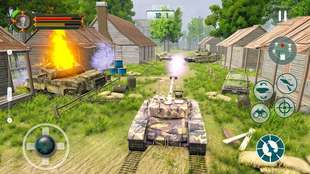 Free Battle of Tank Games: Army World War Machines screenshot 4