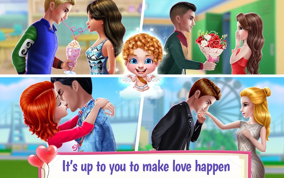 First Love Kiss - Cupid’s Romance Mission screenshot 3