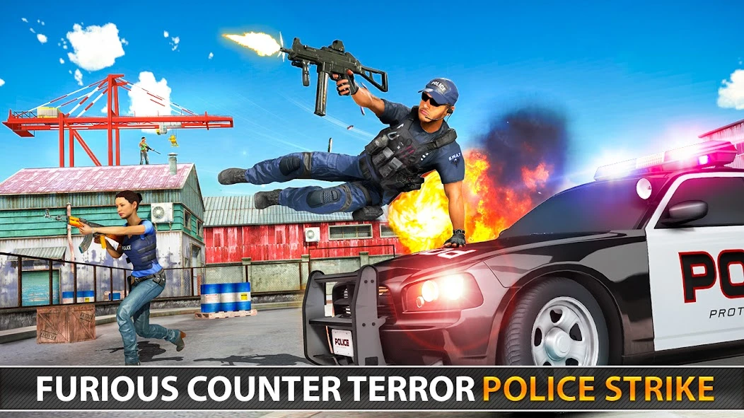 Police Counter Terrorist Shooting - FPS Strike War screenshot 4