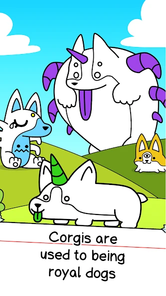 Corgi Evolution - Merge and Create Royal Dogs screenshot 1