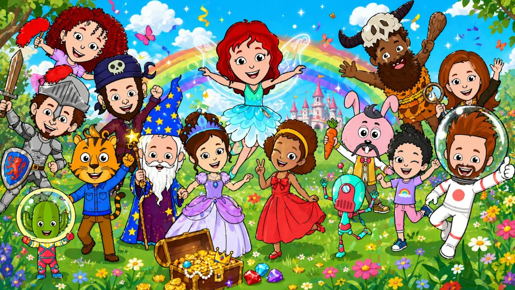 Tizi World: My Play Town, Dollhouse Games for Kids screenshot 5