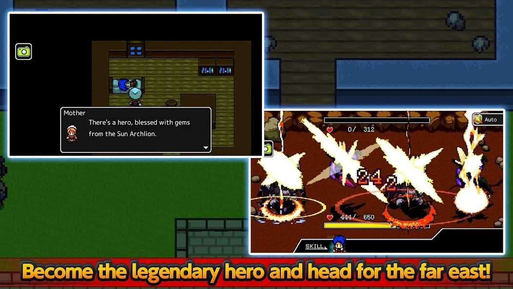 Archlion Saga - Pocket-sized RPG screenshot 1