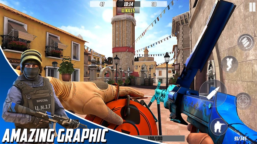 Hazmob FPS : Online multiplayer fps shooting game screenshot 4