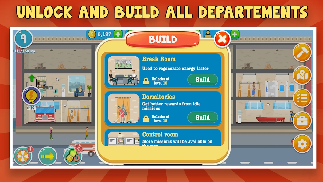 Fire Inc: Classic fire station tycoon builder game screenshot 4