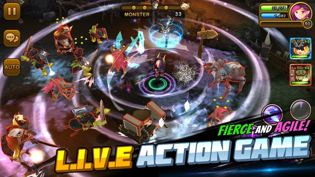 Download Guardian Hunter: SuperBrawlRPG (MOD, unlimited mana/God mode) 2.0.8.02 screenshot 2