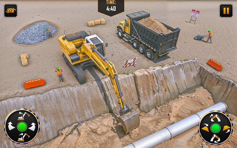 City Heavy Excavator: Construction Crane Pro 2018 screenshot 5