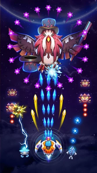 Sky Champ: Monster Attack (Galaxy Space Shooter) screenshot 1