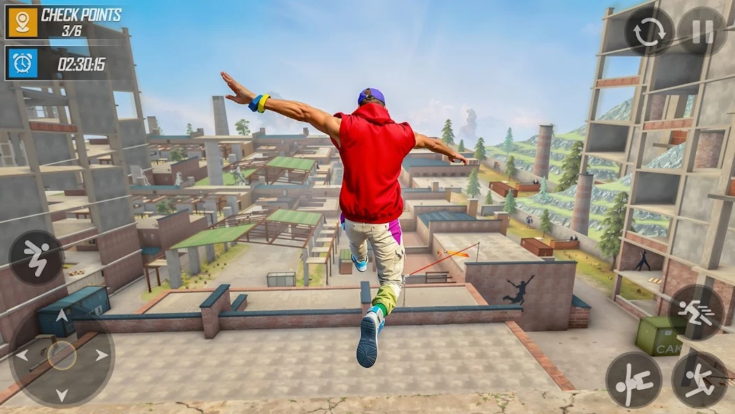 Only Going Up Parkour Rooftop APK screenshot 3