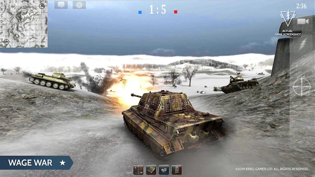 Armored Aces - 3D танки онлайн screenshot 4